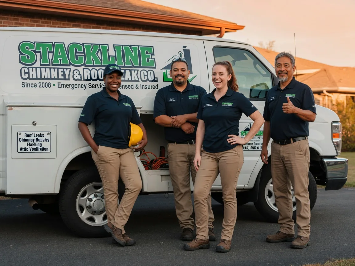 Chimney flashing repair company in Unionville, VA